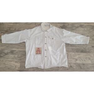 Vintage American Male Workwear Chore Coat – 100% Cotton Utility Jacket –...